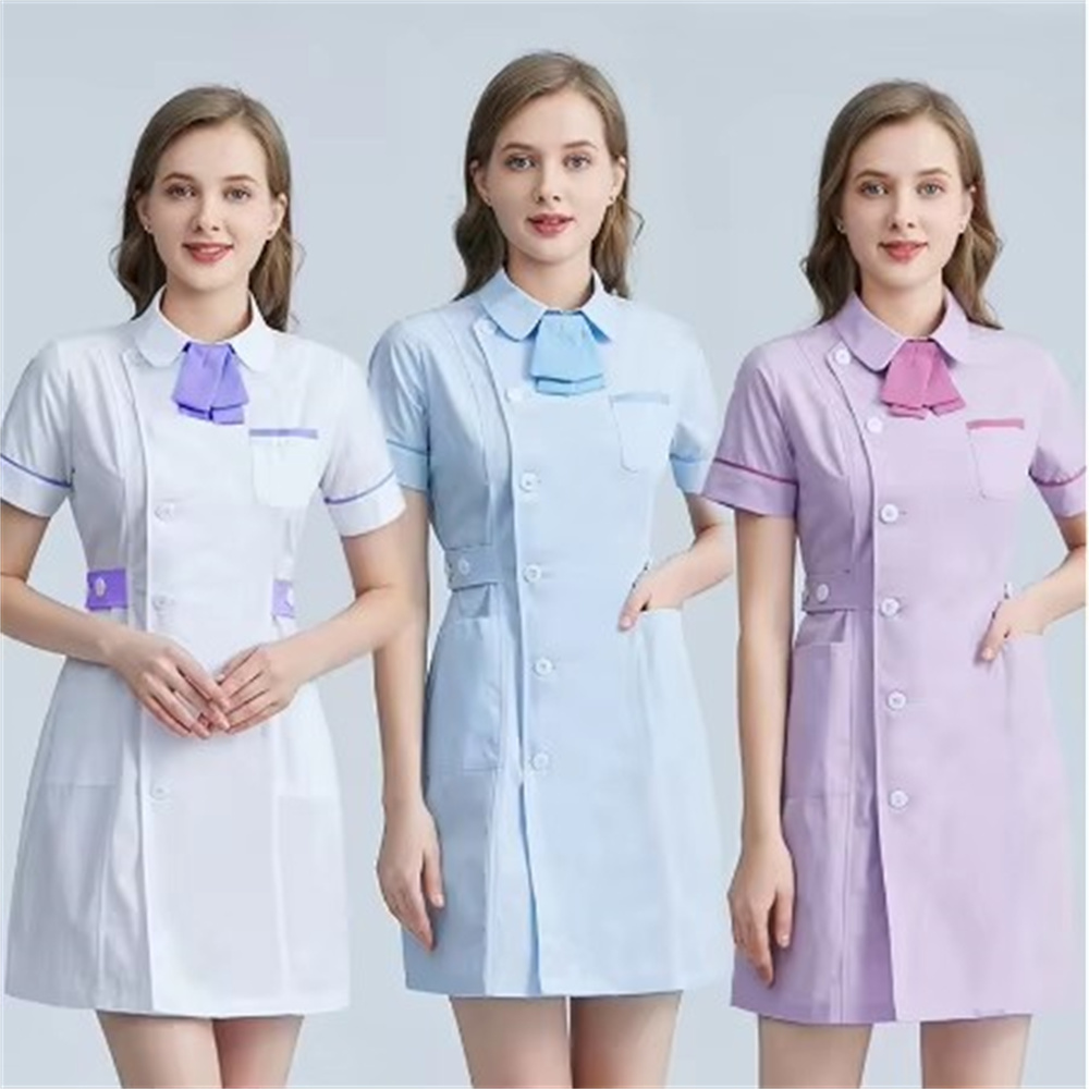 Medical Lab Worker - Nieuwe hoogwaardige schoonheidsspecialiste kleding paarse jas