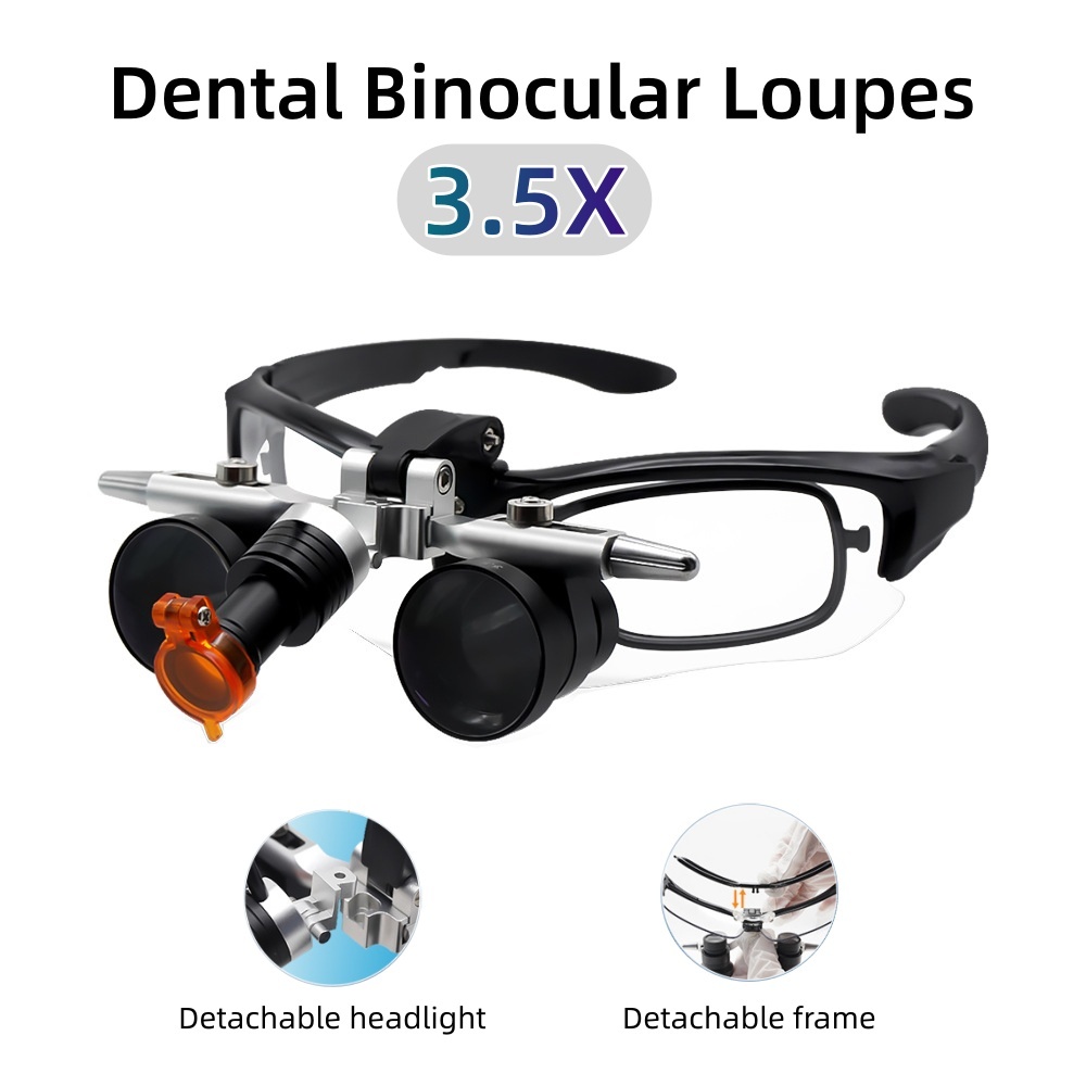 Led Medical Headlight - Tandheelkundige Verrekijker Loepen 3.5X Medische Vergrootglas